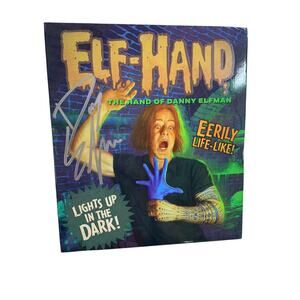 Danny‎ Elfman Signed Lightup Elf Hand rare Hollywood Bowl